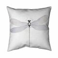 Begin Home Decor 26 x 26 in. Delicate Dragonfly-Double Sided Print Indoor Pillow 5541-2626-AN459